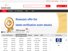 Tablet Screenshot of nowexam.com